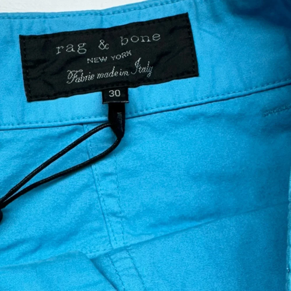 *NEW* Men's Rag & Bone Cliffe Peached Cotton Field Shorts in Topaz Size 30